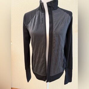 Reebok Women's Black and Gray Jacket